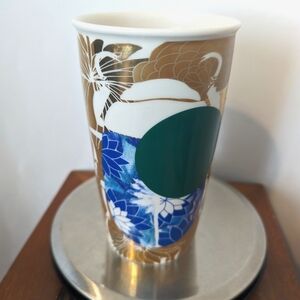 Starbucks 12oz Ceramic Beetle Tumbler Collectable Edition No Lid